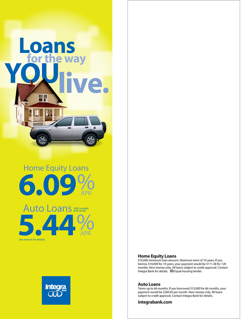 Home Equity / Auto Loan Handout Handout to be given to ban… Flickr