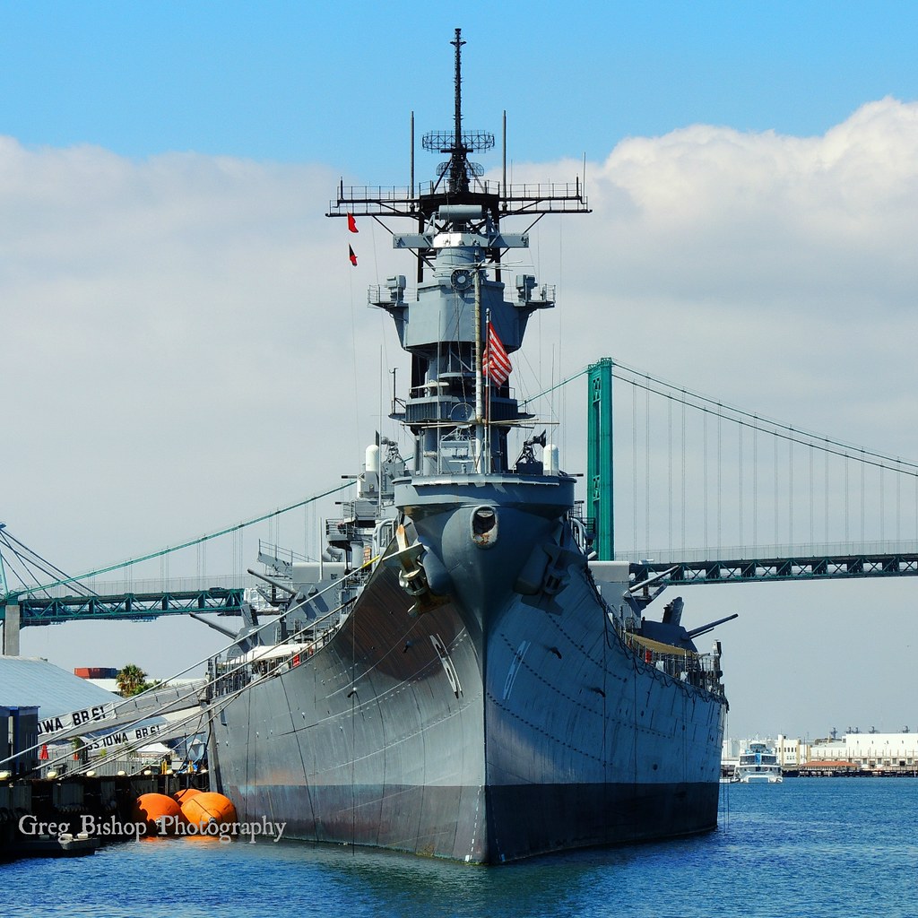 Battleship USS IOWA bowon (1280 X 1280, watermark) publ… Flickr