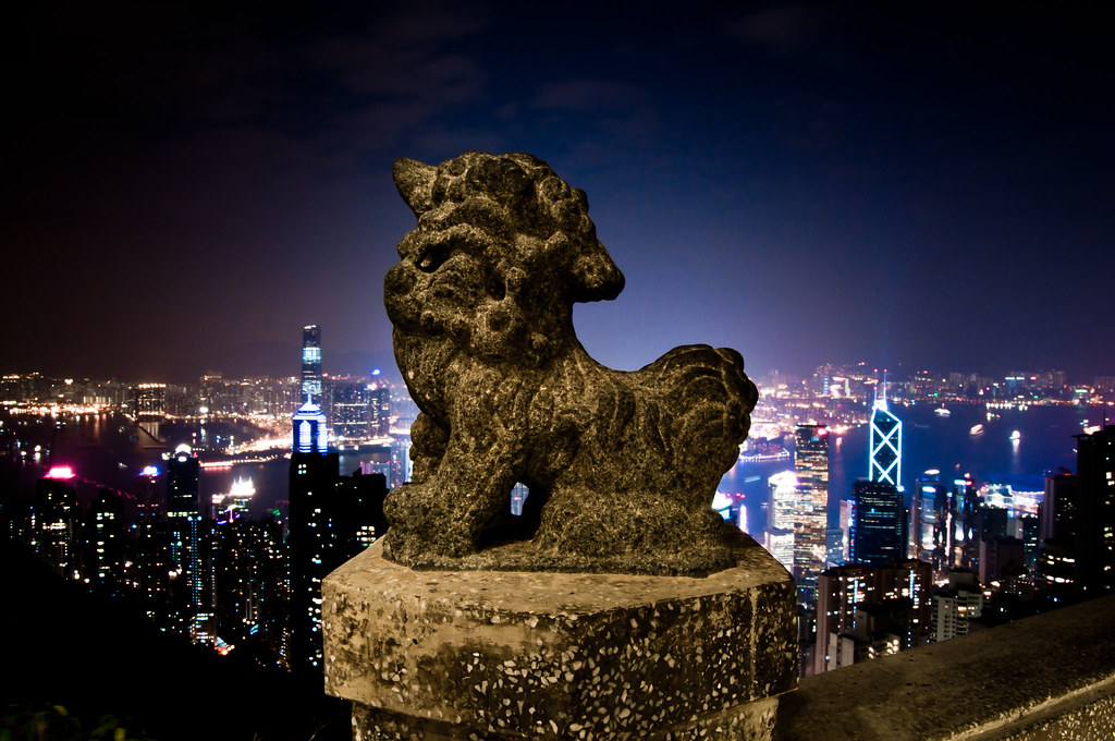 Lion of Hong Kong Taken up on Victoria Peak, Hong Kong Isl… Flickr