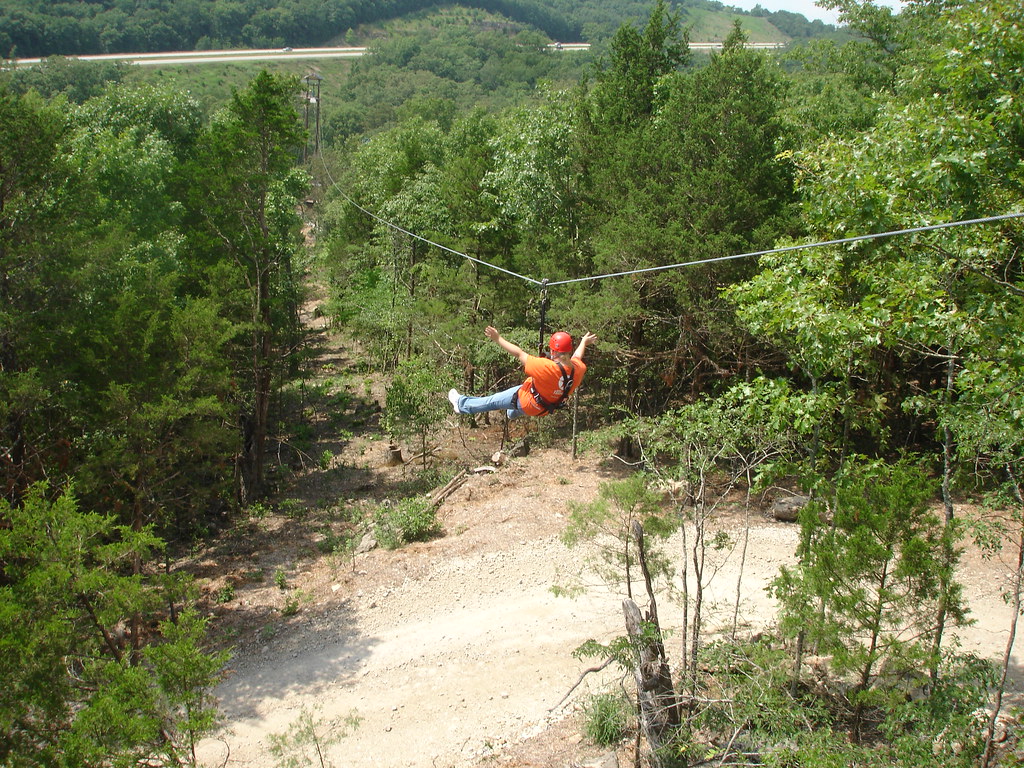zip lining outside branson missouri DennyVC Flickr