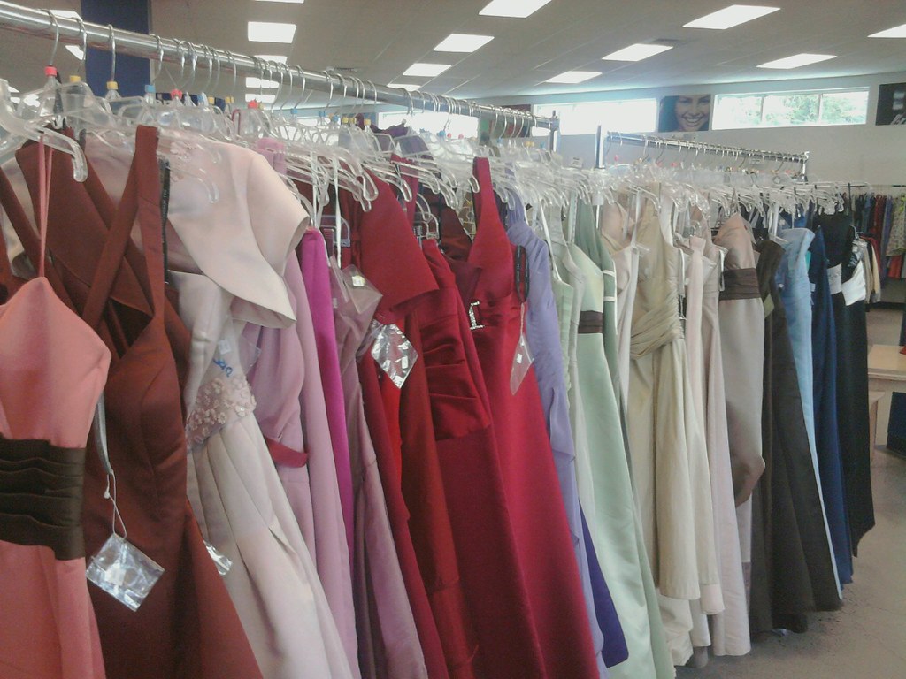 Racks of prom dresses These brand new prom dresses are at … Flickr