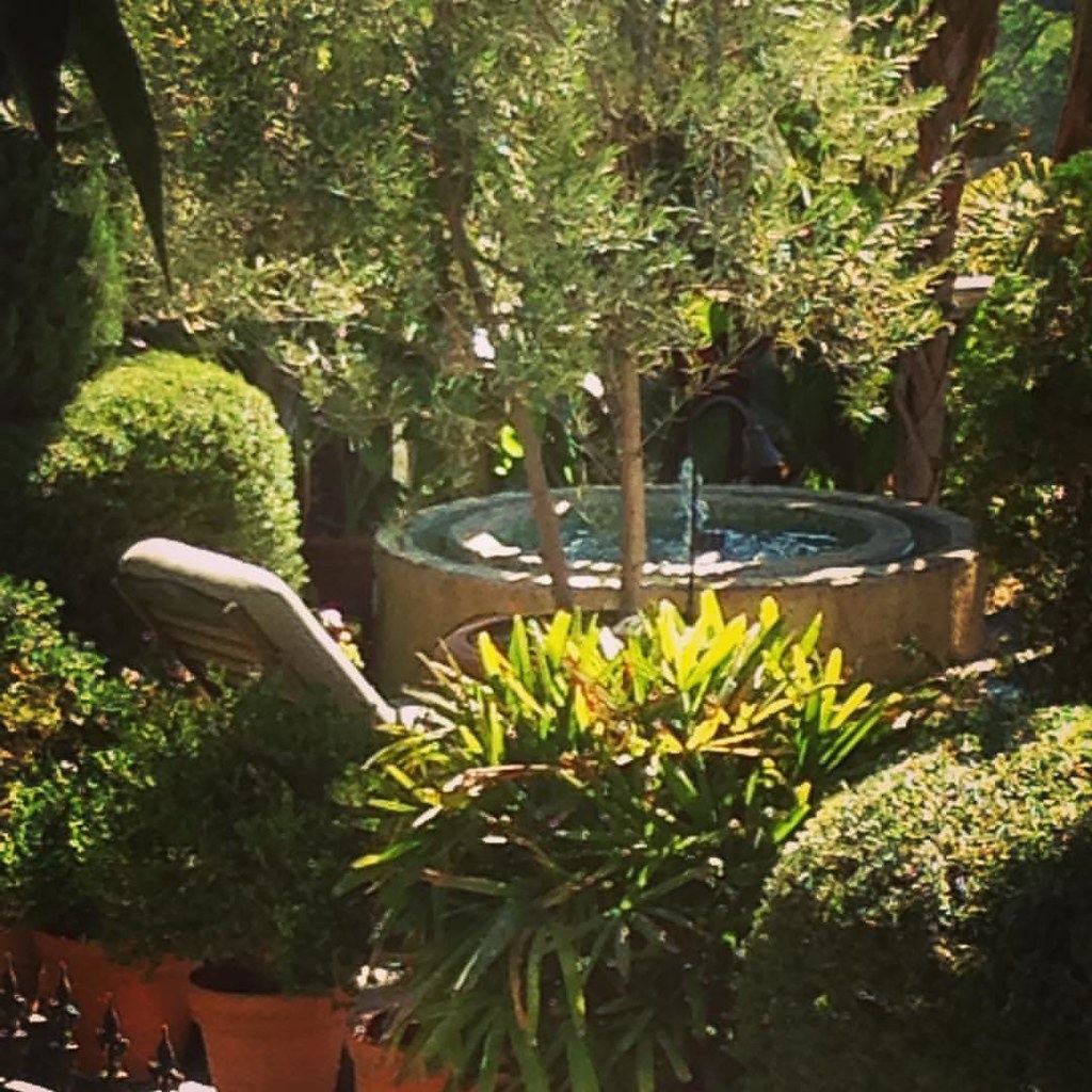 Secret garden with fountain in Los Feliz. secretgarden v… Flickr