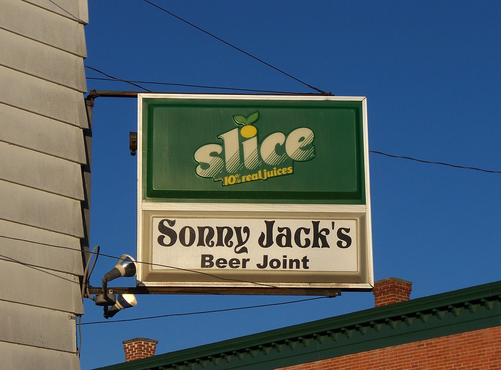 OH New Riegel Sonny Jack's Beer Joint Slice sign for Son… Flickr