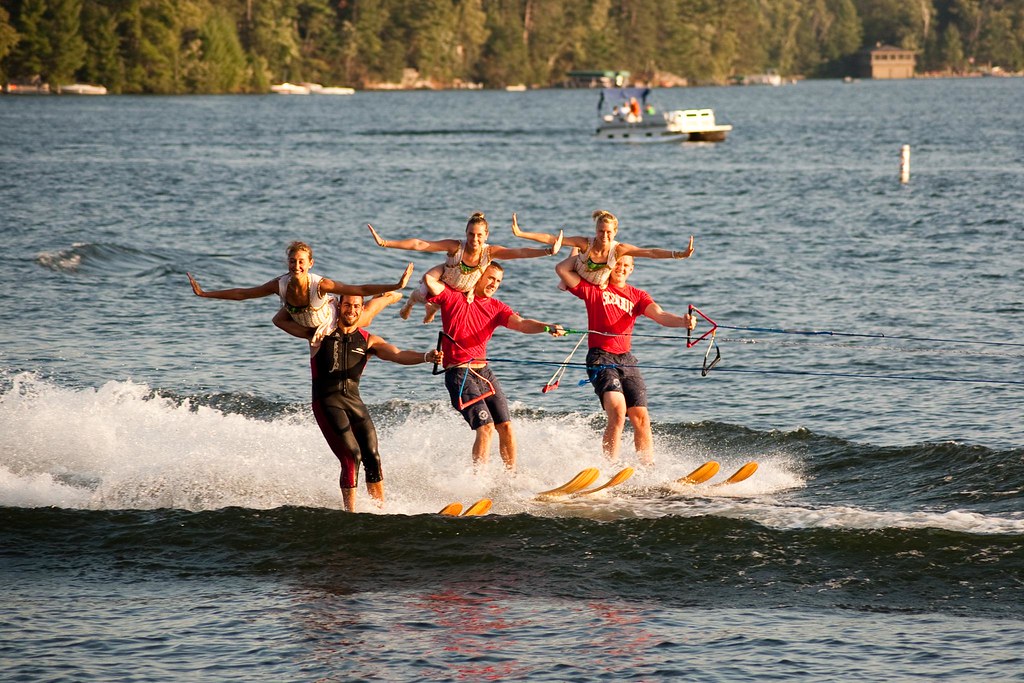 MinAquaBats Water Ski Show Minocqua, WI Mike Murray Flickr