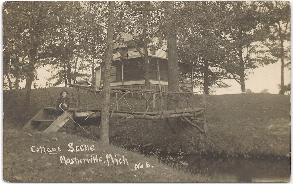 SW Mosherville MI RPPC 1912 Young Hillsdale Girl Sitting o… Flickr