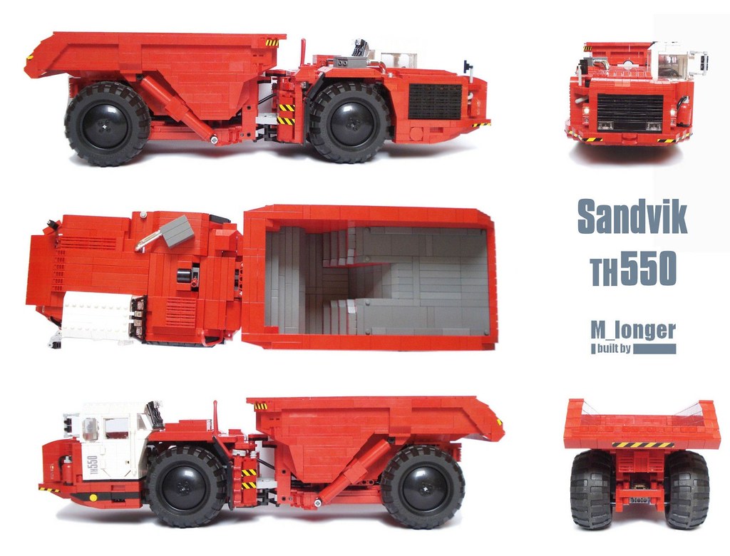 Sandvik TH550 119 scale model of 50 ton underground haul … Flickr