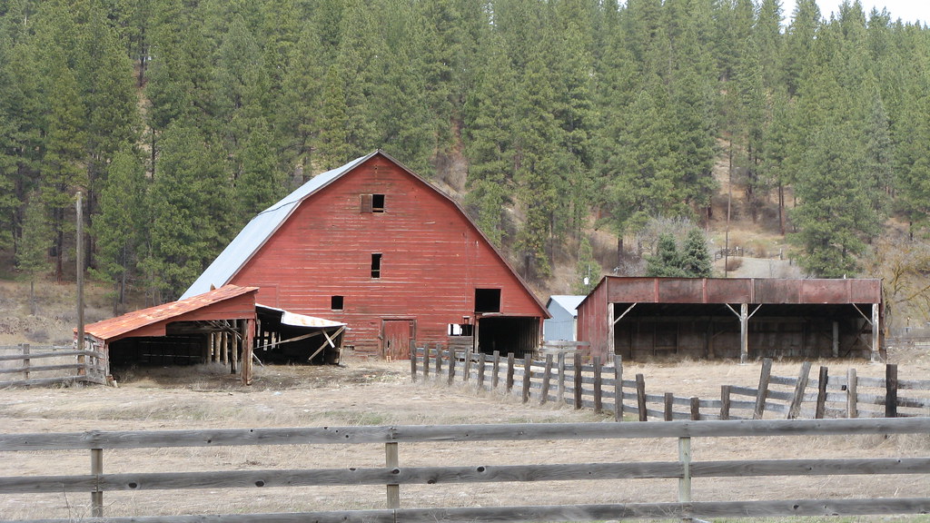 Washington Barn Highway 970 over Blewett Pass, Washington … Flickr