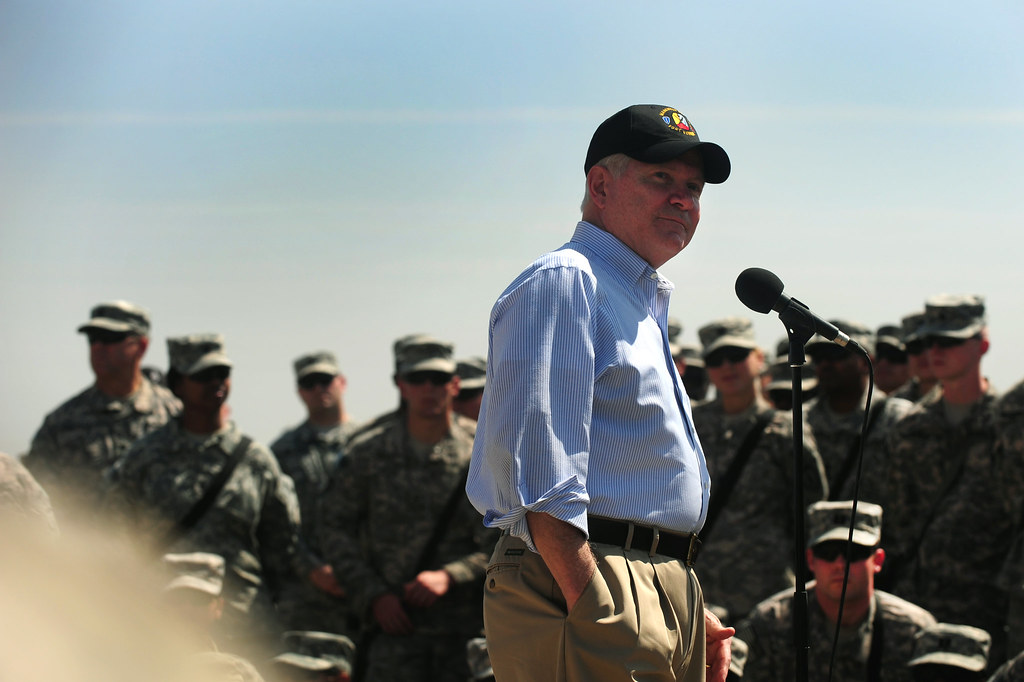 Secretary Gates holds town hall meeting in Baghdad Flickr