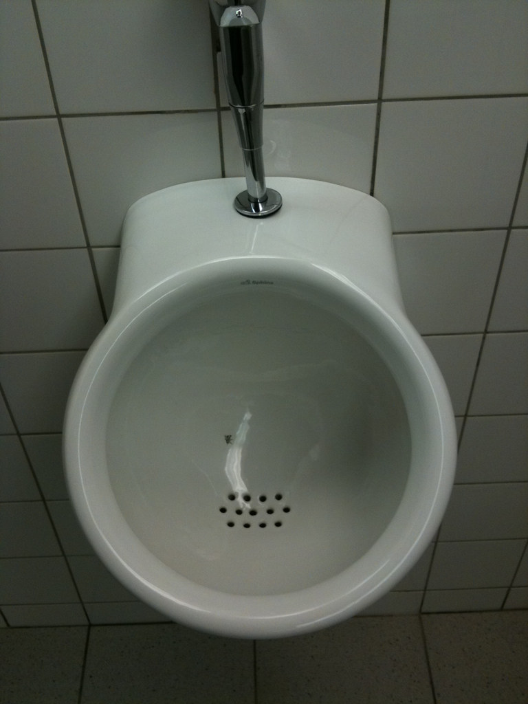 Urinal with fly Seen in an Amsterdam airport. An image of … Flickr