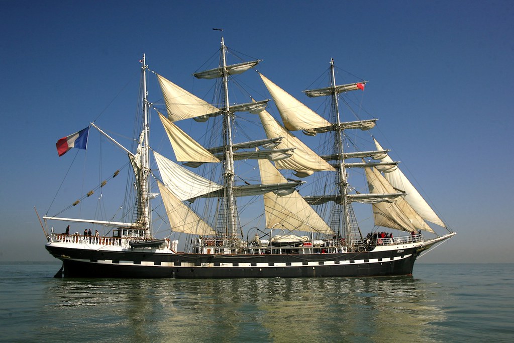 French Sail training ship Belem Copyright Barry James Wi… Flickr