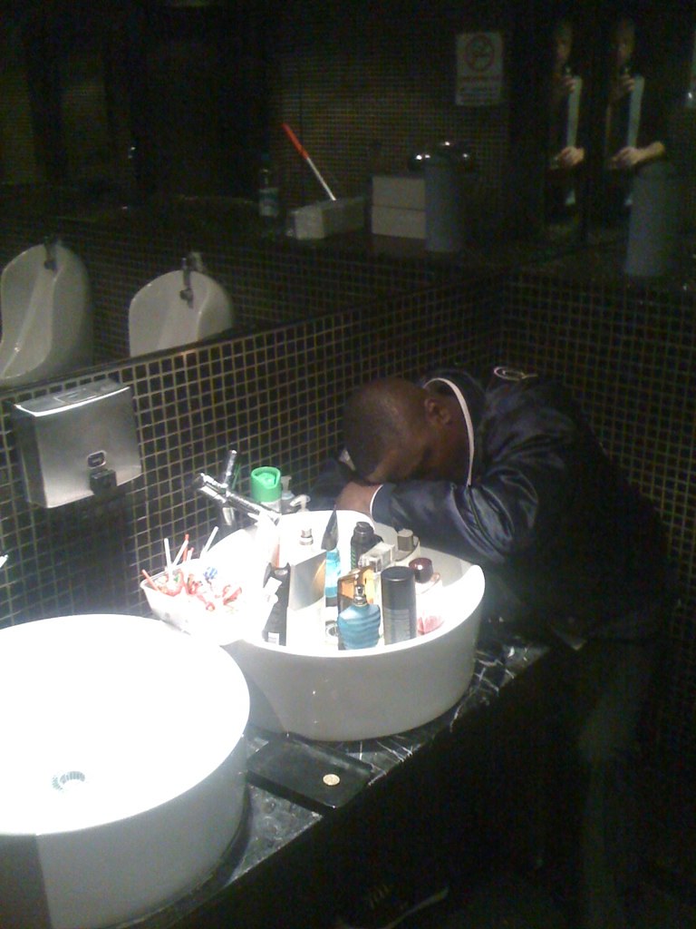 The best toilet attendant in the world! This guy keeps it … Flickr