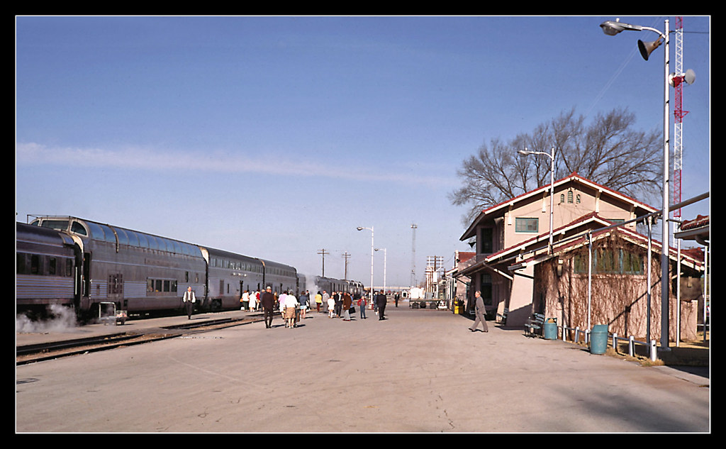 Santa Fe's San Francisco Chief in Clovis, NM 1969 Flickr