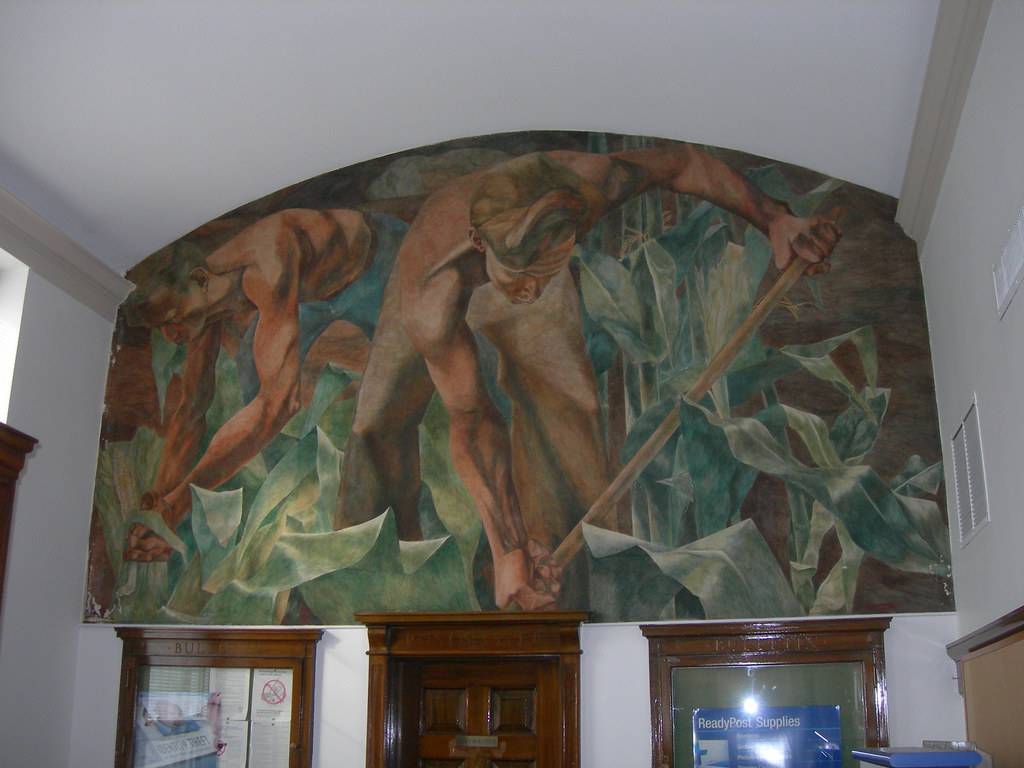 Harrington Delaware Post Office Mural New Deal mural entit… Flickr