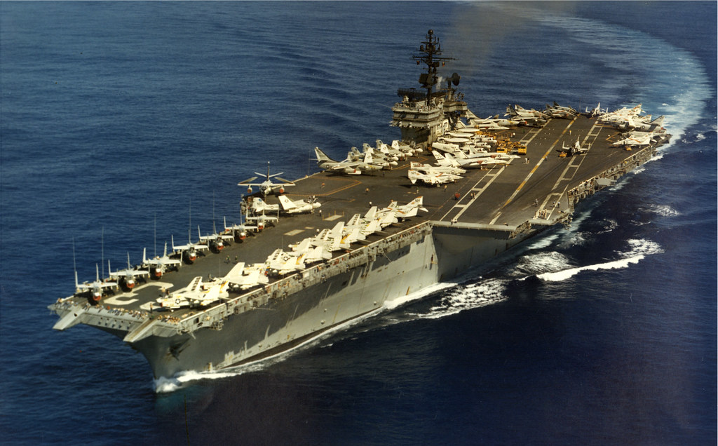 USS Kitty Hawk CVA-63 | USS Kitty Hawk (CVA 63) pcitured at … | Flickr