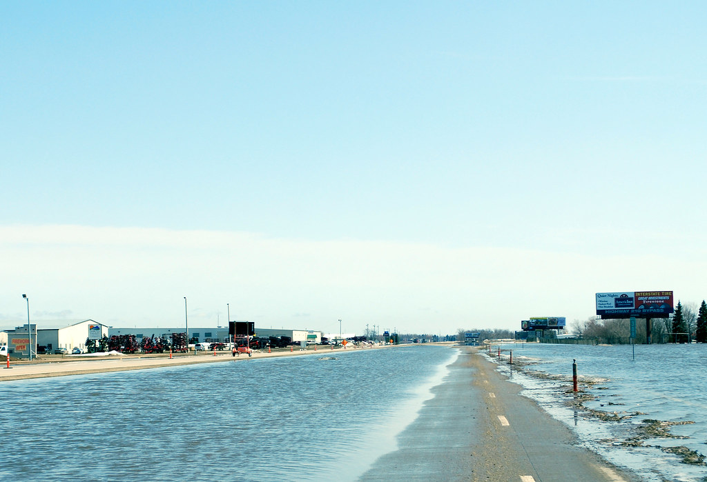Wahpeton 085 Water stretches across Highway 13 just east o… Flickr