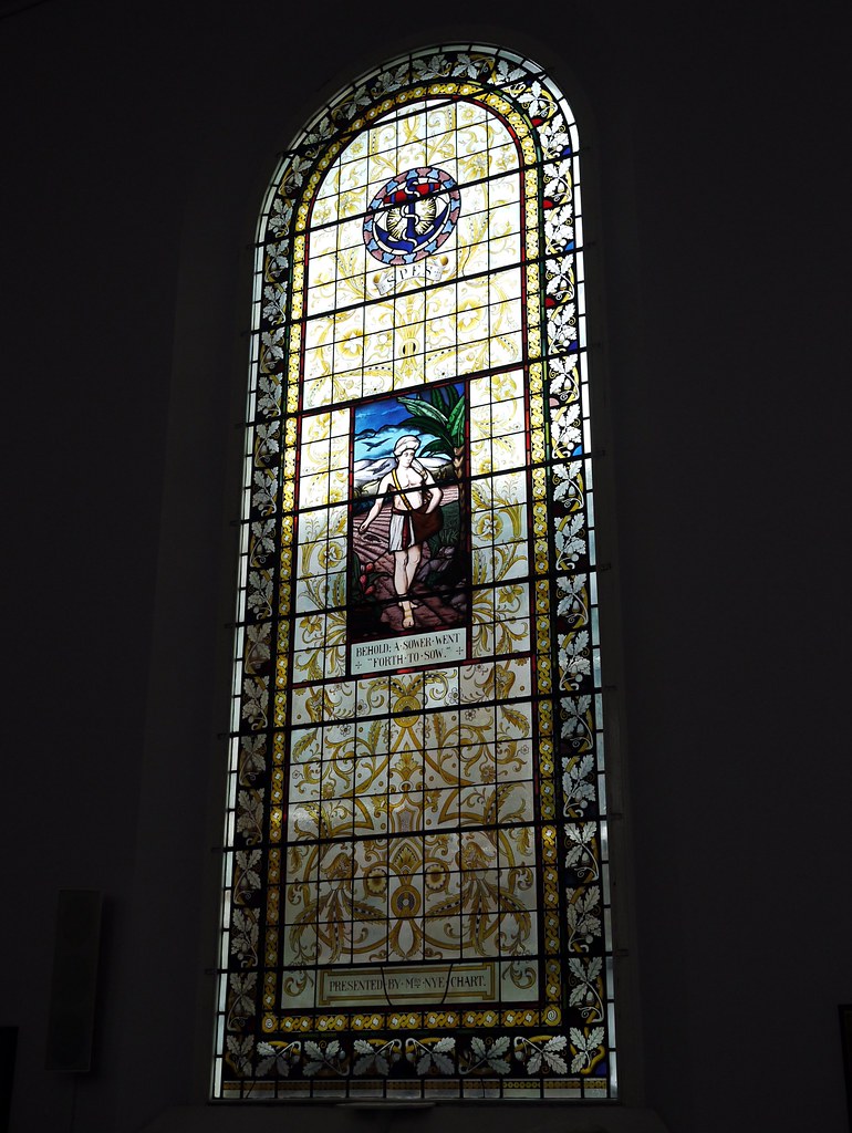 Stained Glass Brighton Unitarian Church 1 the justified sinner Flickr