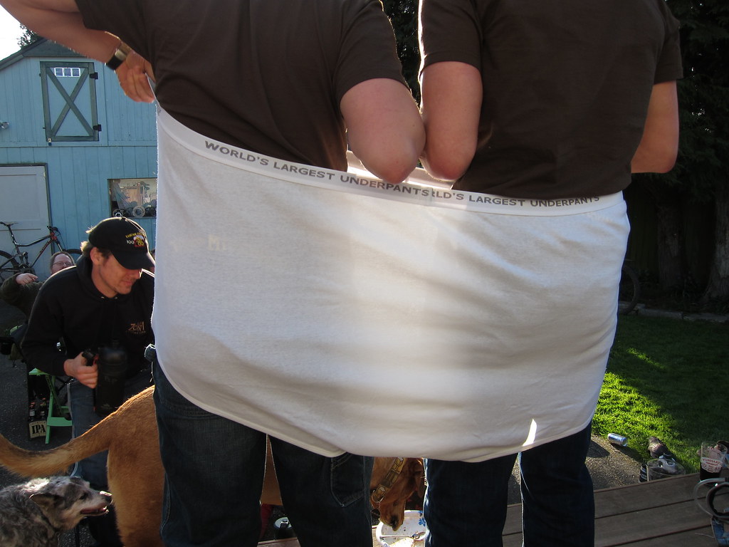 World's Largest Undie Pants! Nat Pellman Flickr