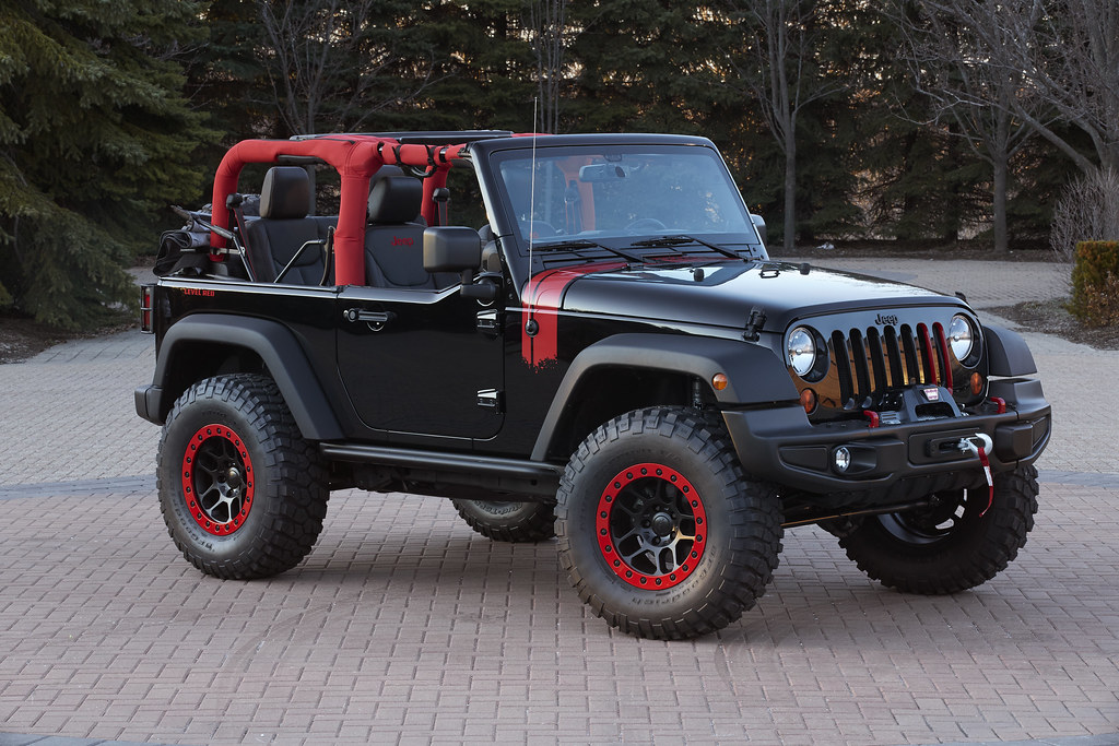 Jeep Wrangler Level Red | The Jeep Wrangler Level Red, which… | Flickr