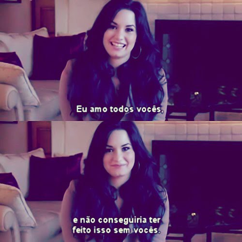 Demetria Devonne Lovato. Fiquei horas tentando conseguir