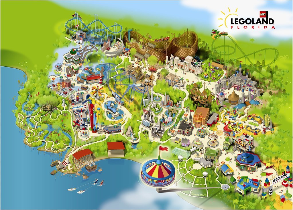 Legoland Florida Park Map Legoland Florida Park Map | Inside The Magic | Flickr