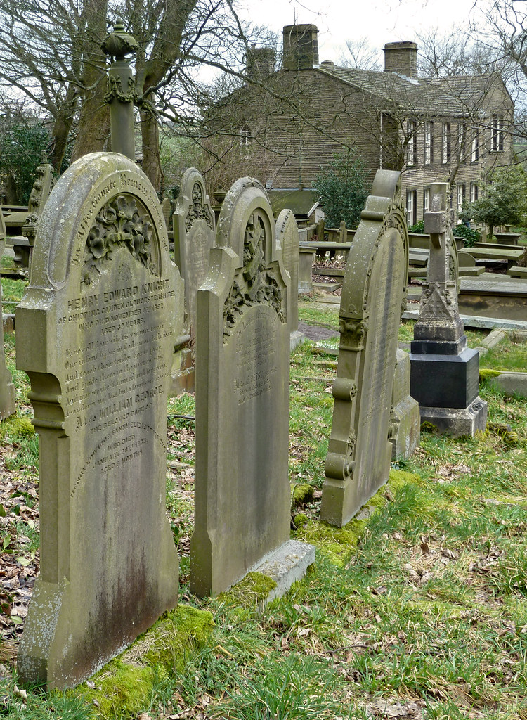 Haworth Graveyard and parsonage Tim Green Flickr