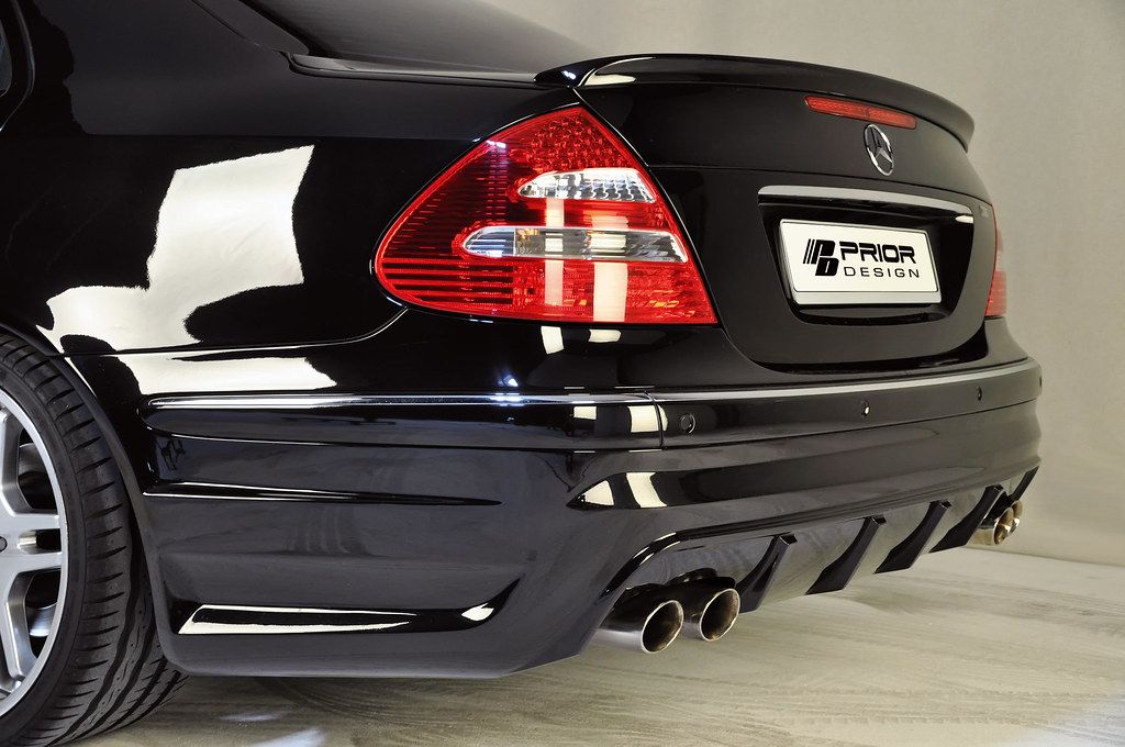 Mercedes E Class W211, Rear Bumper, and Trunk Spoiler E55 … Flickr