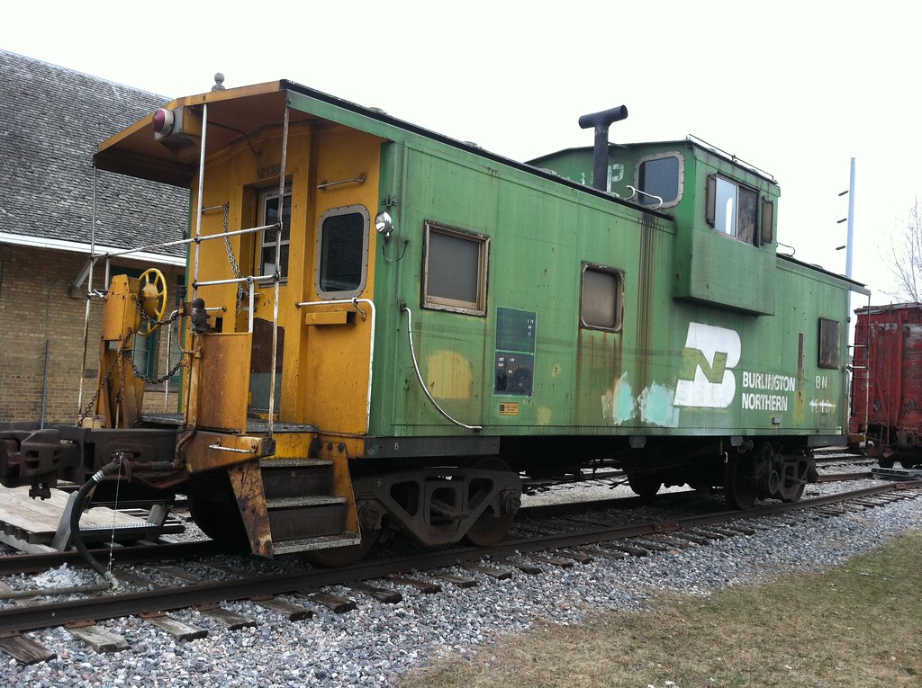 Caboose Old BN caboose in Princeton, MN Ian Holmes Flickr