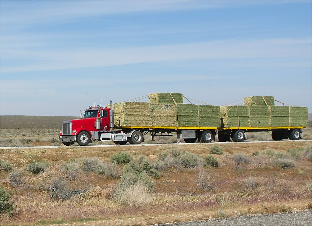 "Hauling Hay" truck 16th April 2011., State Route 58, Cali… Flickr