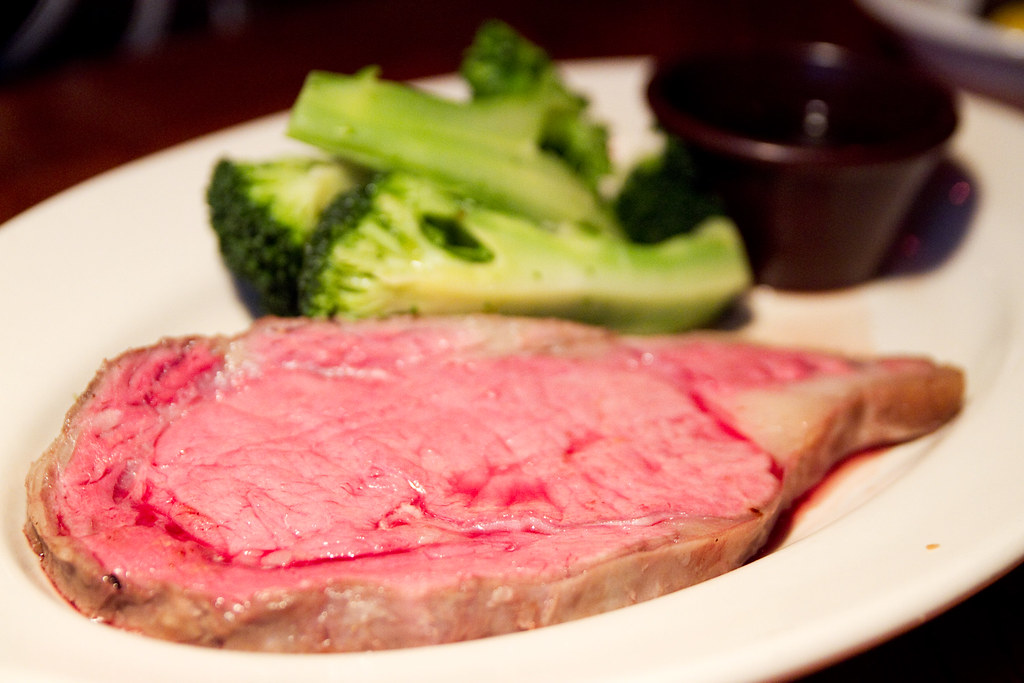 prime rib Outback Steakhouse My mom loves prime rib. Robyn Lee Flickr