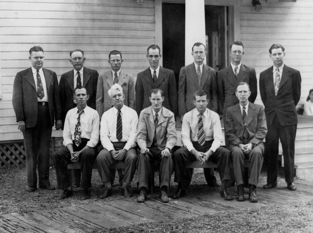 Lacoochee First Baptist Church Men, 1945 e2895 Jeff Miller Flickr