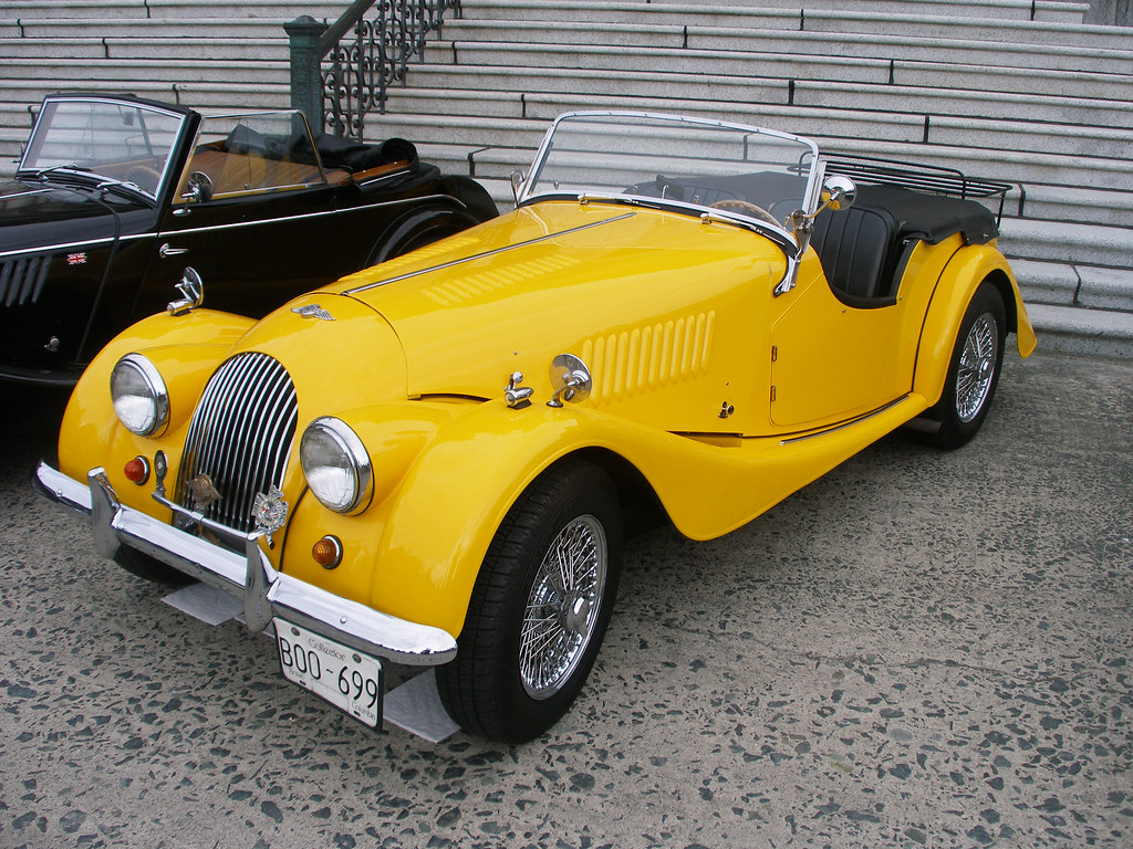 2 Yellow vintage car Thomas Quine Flickr