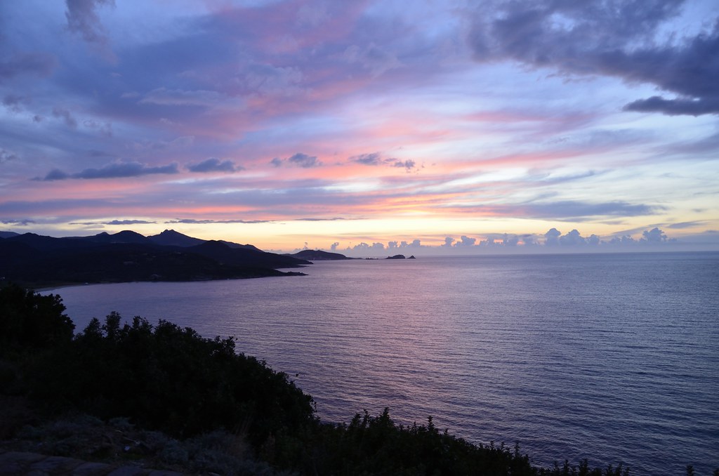 Coucher de Soleil sur L'Ile Rousse Ile Rousse Haute