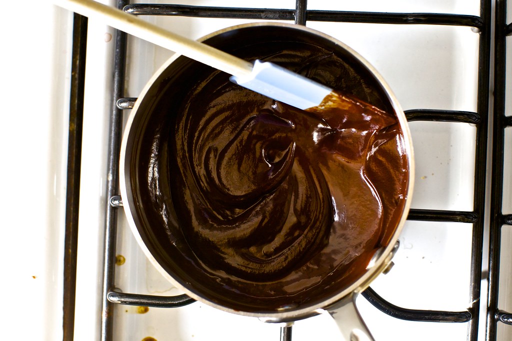 melted chocolate Look, the stove is dirty! (For some reaso… Flickr