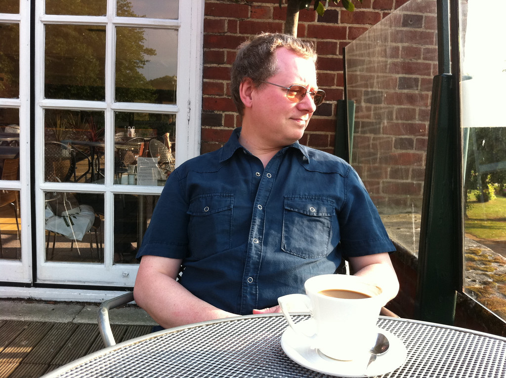 John Me on the John Lewis cafe balcony in Welwyn Garden Ci… Flickr