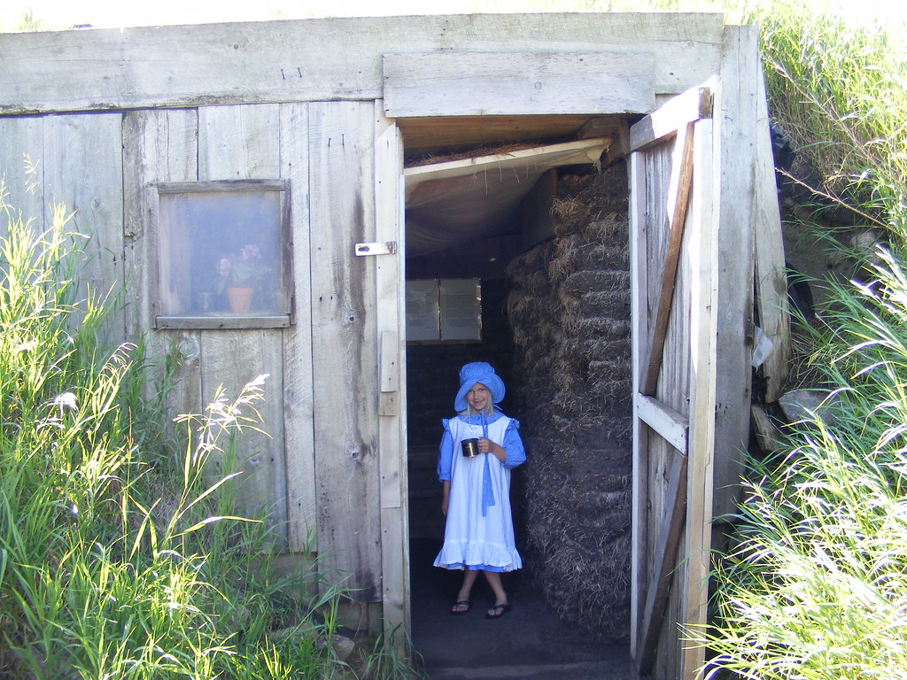 checking out the dugout replica that the Ingalls lived in Flickr