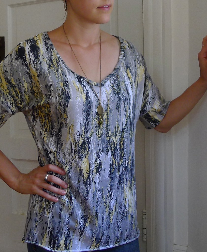Jersey tunic DIY sewing jersey knit tunic with dolman sl… Flickr