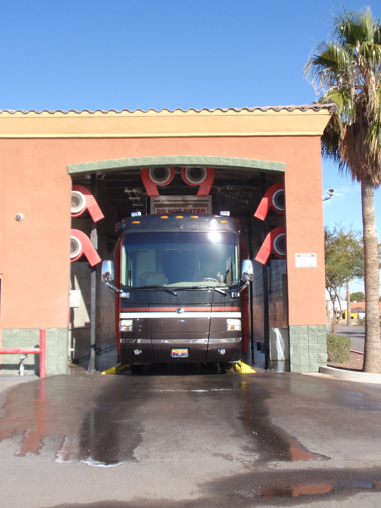 RV Wash RV washing at Kelley Family Car & RV Wash. ChandlerCarWash