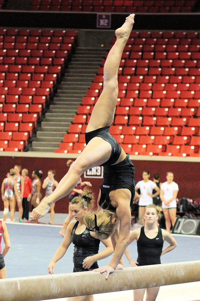 TWU Gymnastics [Beam] Brittany Johnson Brittany Johnson Ma… Flickr