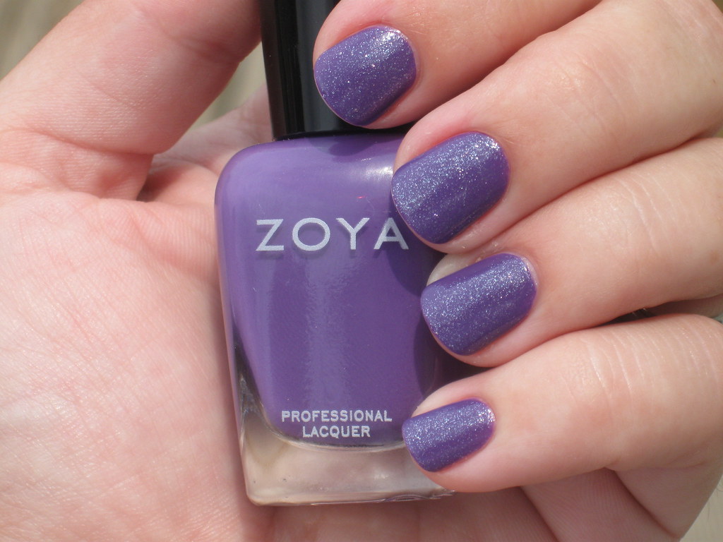 IMG_4602 Zoya Mira topped with Zoya Sparkle Gloss Top Coat