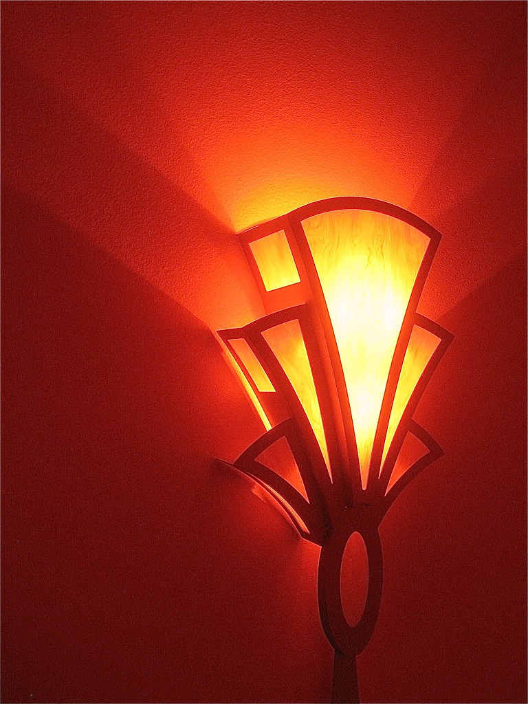 Film homage, 2000's, Art Deco lighting fixture, reopening … Flickr
