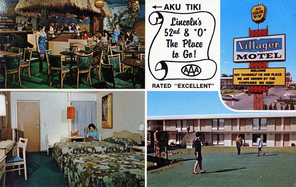 Villager Motel Lincoln NE 5200 "O" Street Lincoln, Nebrask… Flickr