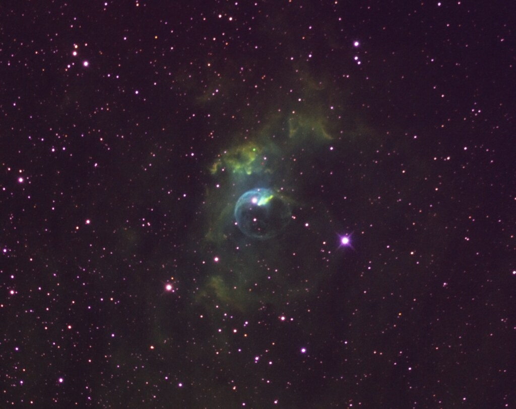 The Bubble Nebula in the Hubble Palette NGC7635 the Bubb… Flickr