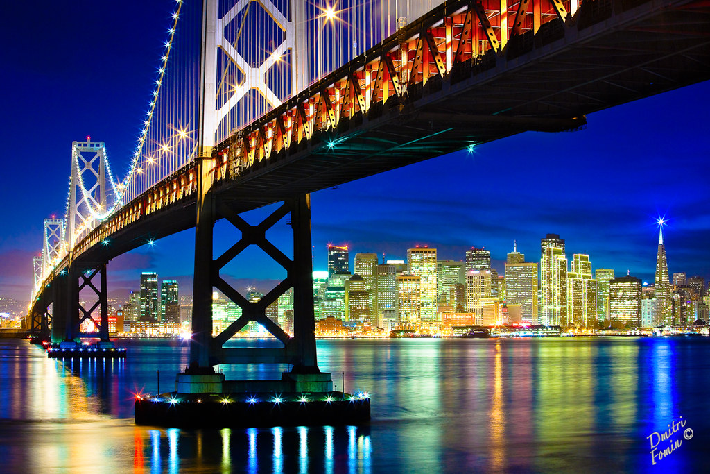 San Francisco holiday lights This location is hard to get … Flickr