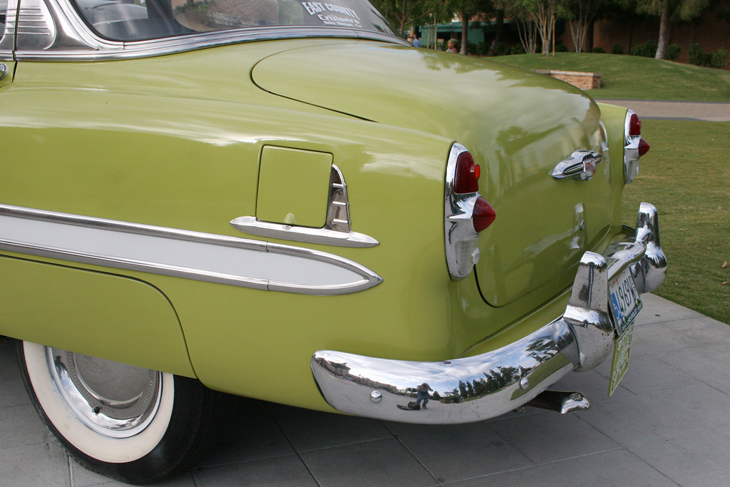 El Cajon Cars 50's Chevy Bel Air Rear Angle Driven to Capture 2