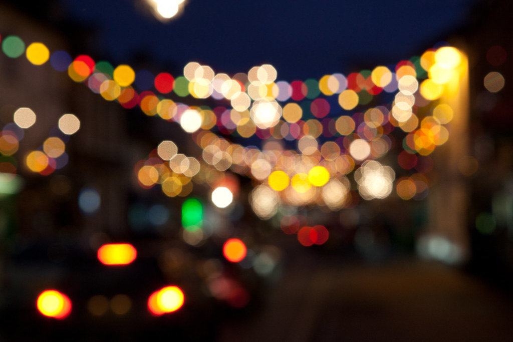Stoney Bokeh Xmas lights Stony Stratford Simon Flickr