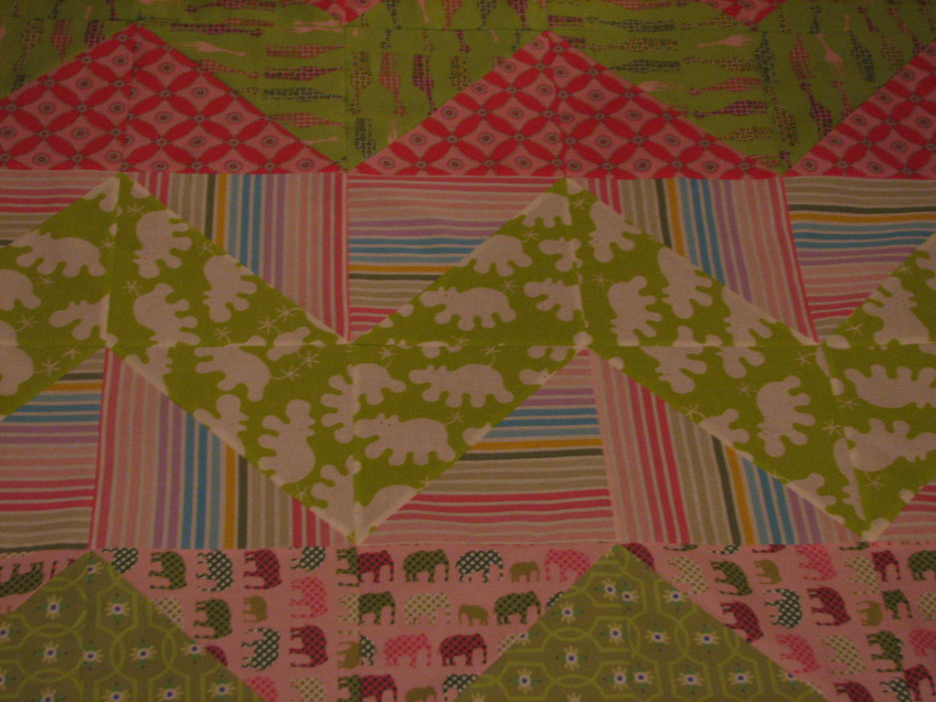 Zoo Zig Zag baby Quilt Fabric 1)Urban Circus Spring Gira… Flickr