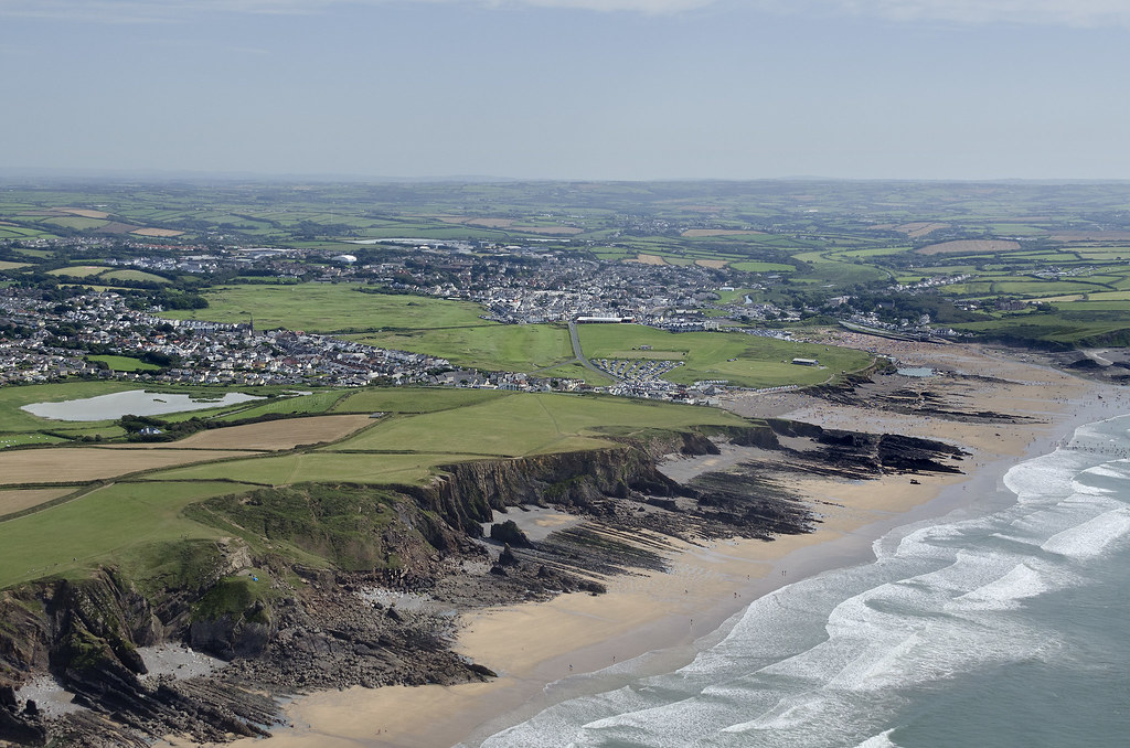 Flexbury & Bude aerial image Flexbury and Bude in Cornwall… Flickr