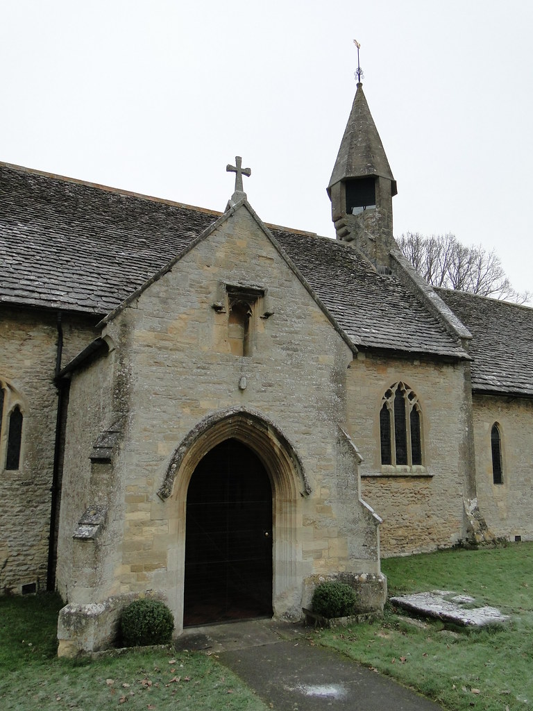 Castle Eaton, Wiltshire View from SW C15 entrance porch Flickr