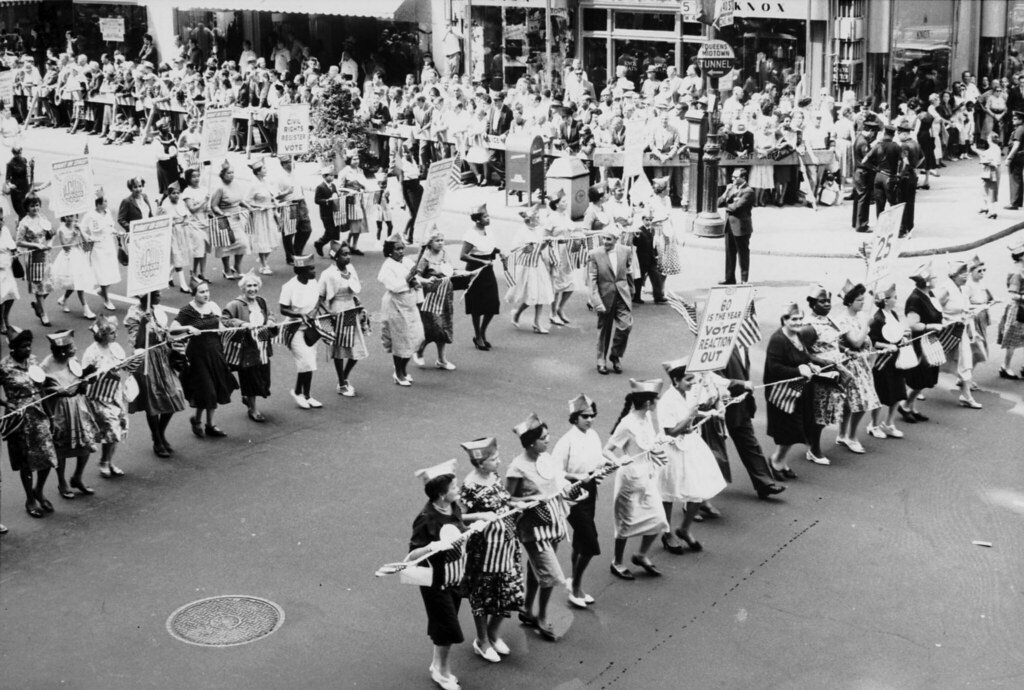 Participants in the 1960 Labor Day parade Title Participa… Flickr