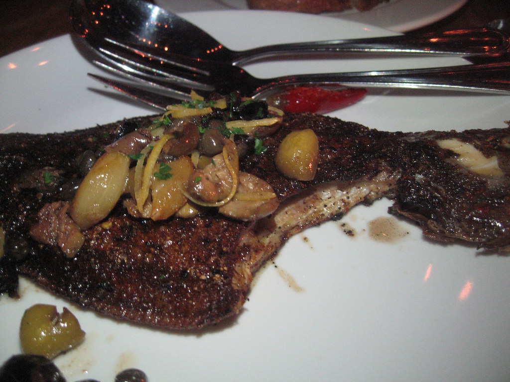 Whole Petrale Sole with roasted garlic, olives and lemon … Flickr
